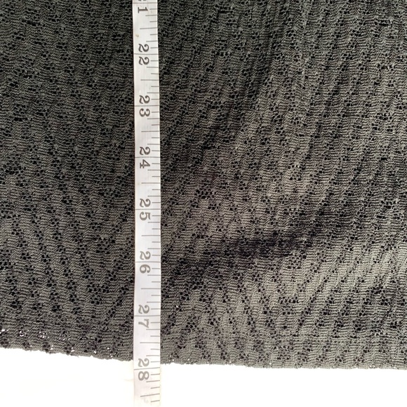 Lily Morgan Black Ruffle Top Size 1X - Picture 7 of 7